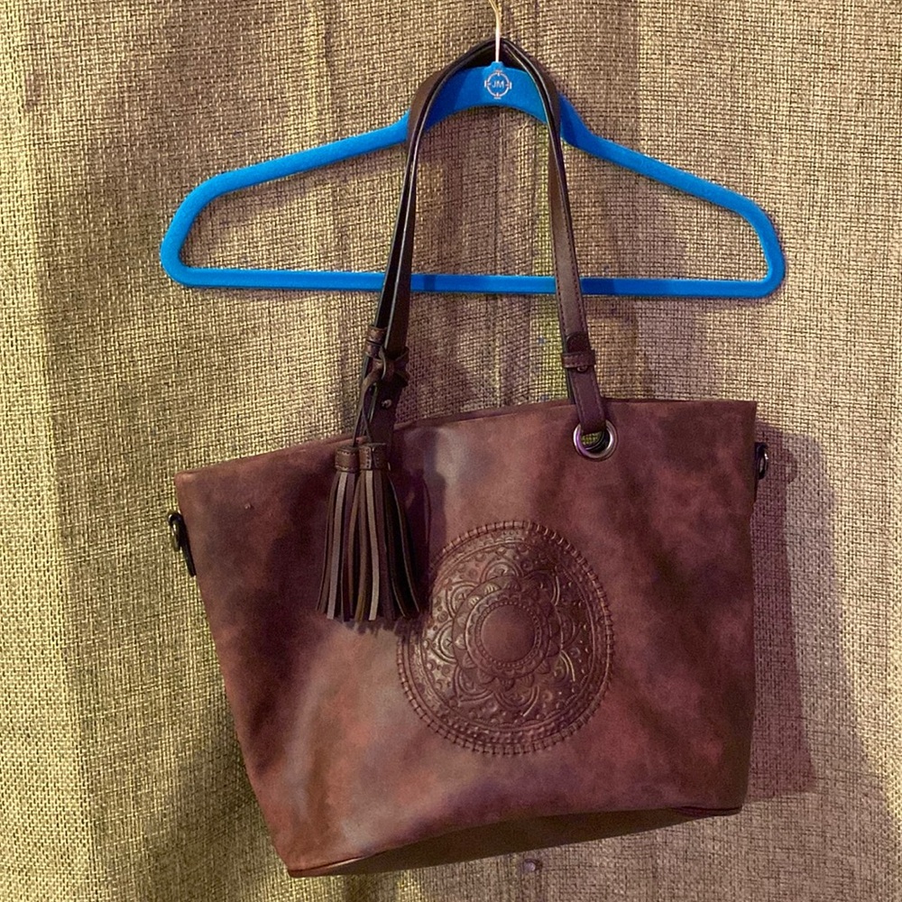 Plum colored beautiful purse